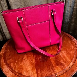 Dooney & Burke Timeless Tote Hot Pink $98 EUC